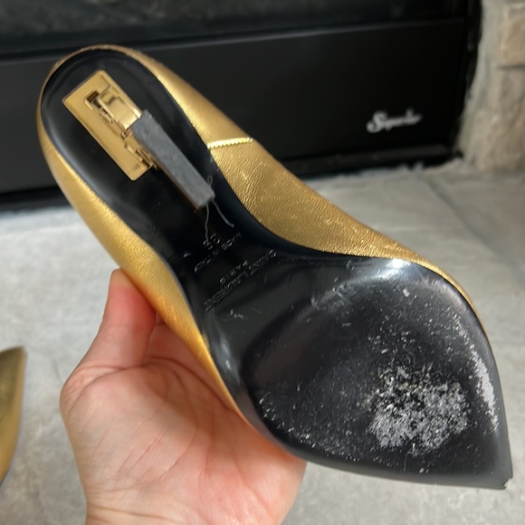 Gold Opyum YSL heels size 39 - Picture 3 of 11